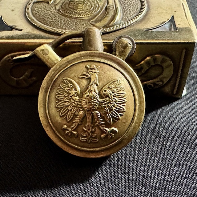 Ref: XXX - WW2 Polish Airforce Lighter - Unique Item in Brass.